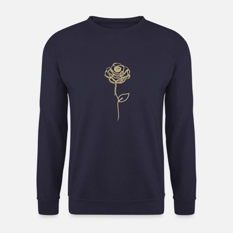 golden rose - Unisex Pullover - Navy