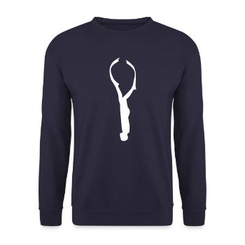 Unité de plongée XASTY Apnée de plongée Fridykking La Mer - Sweat-shirt Unisexe - marine - Devant - Alina (178cm) & Michal (187cm)