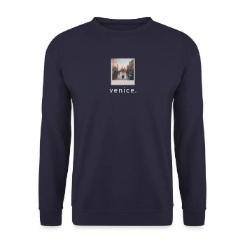 Basilique Saint-Marc Venise Retro Photo - Sweat-shirt Unisexe - marine - Devant - Alina (178cm) & Michal (187cm)