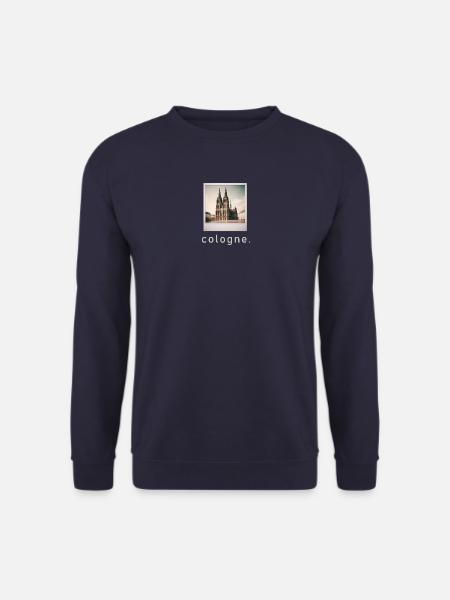 Kölner Dom Retro Foto - Unisex Pullover - Navy