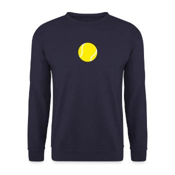 Tennis-ball - Unisex Pullover - Navy - Vorne - Alina (178cm) & Michal (187cm)