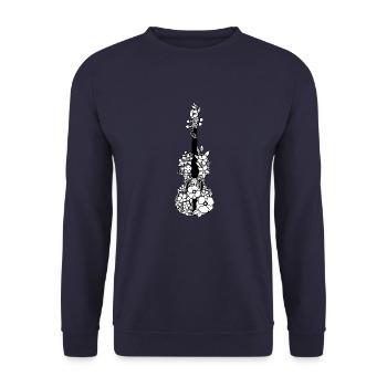 Violine - Unisex Pullover - Navy - Vorne - Alina (178cm) & Michal (187cm)