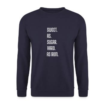 snowboarding disc brake barbells present idea - Unisex Pullover - Navy - Vorne - Alina (178cm) & Michal (187cm)