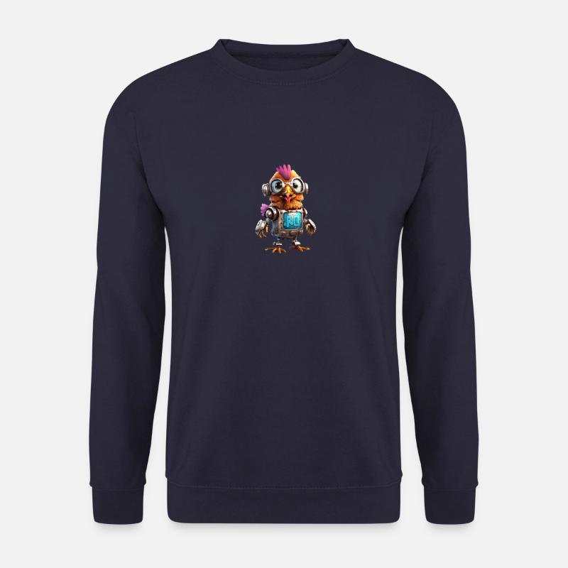 Robo Chicken - Unisex Pullover - Navy