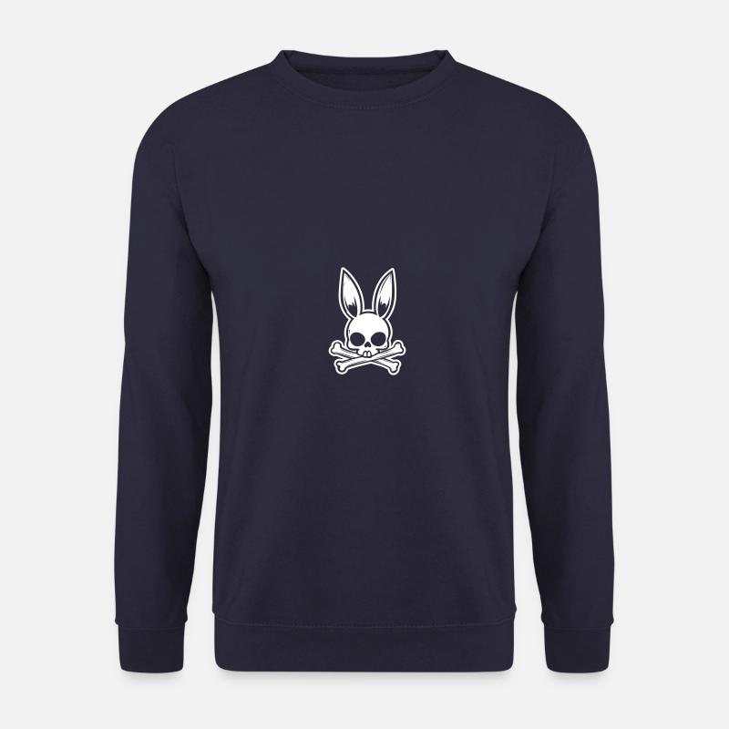 Hase Kopf Totenkopf Skull - Unisex Pullover - Navy