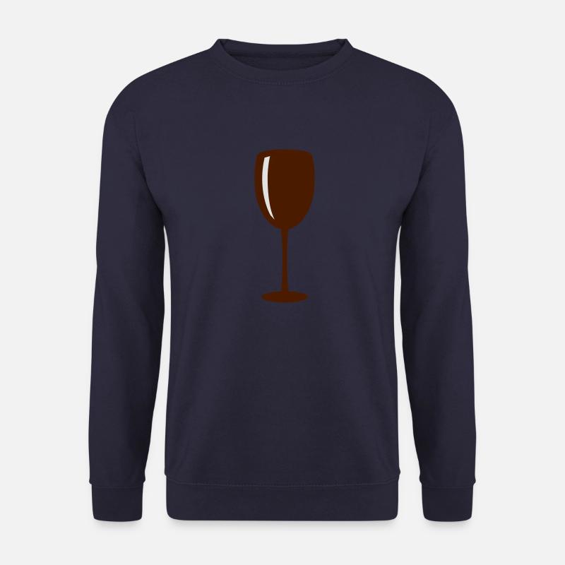 Weinglas - Unisex Pullover - Navy