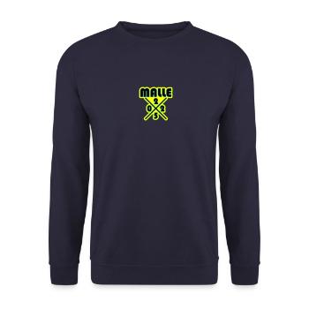 Malle 2025 - Unisex Pullover - Navy - Vorne - Alina (178cm) & Michal (187cm)