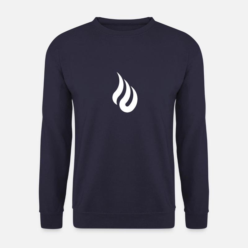 Flame - logo - Unisex Sweatshirt - navy