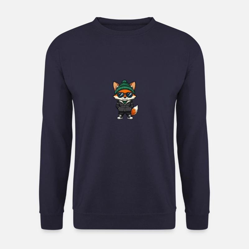 Fuchs Winter Comic - Unisex Pullover - Navy