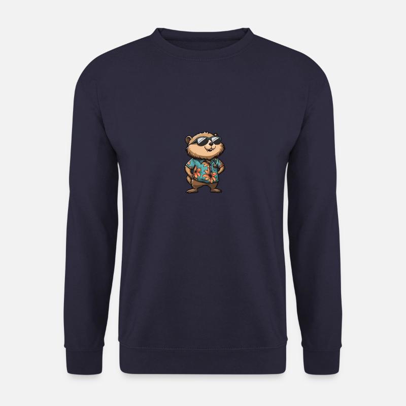 Biber Comic Cool Sommer - Unisex Pullover - Navy