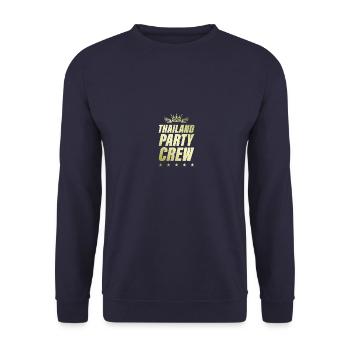 Thailand Party Crew Gold - Unisex Sweatshirt - navy - Front - Alina (178cm) & Michal (187cm)