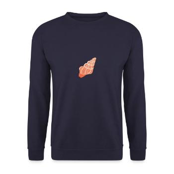 Muschel Wasser Unterwasser Biologie - Unisex Pullover - Navy - Vorne - Alina (178cm) & Michal (187cm)