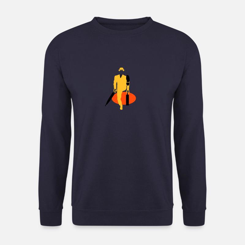 Marching office clerk (2c) - Unisex Pullover - Navy