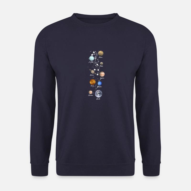 planeten,sonnensystem,merkur,mars,erde,planet - Unisex Pullover - Navy