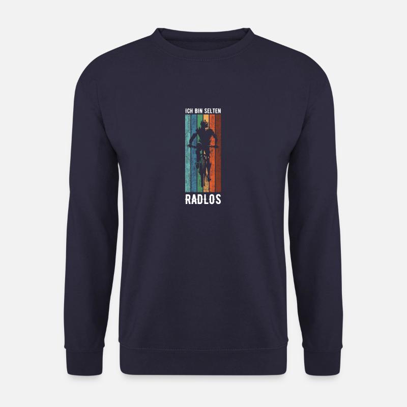 Mountainbike - Ich bin selten Radlos - Unisex Pullover - Navy