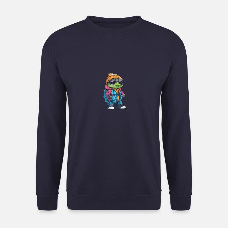 Turtle Winter Comic - Unisex Sweatshirt - navy