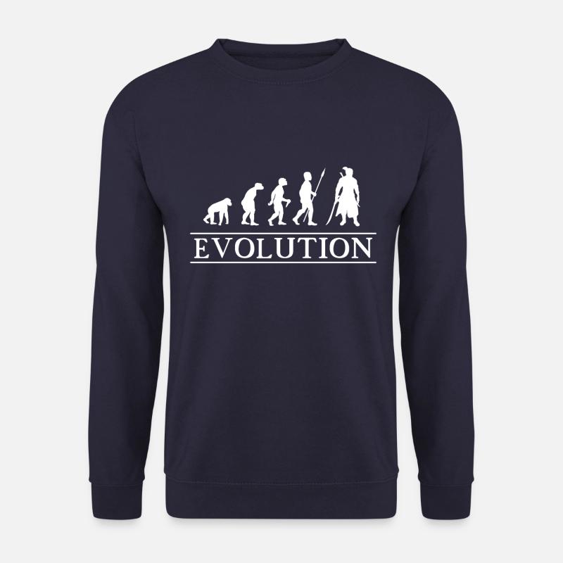 Evolution to Gaming RPG Samurai - Unisex Pullover - Navy