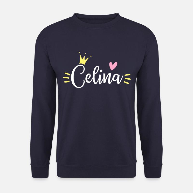 Celina Name Crown - Unisex Sweatshirt - navy