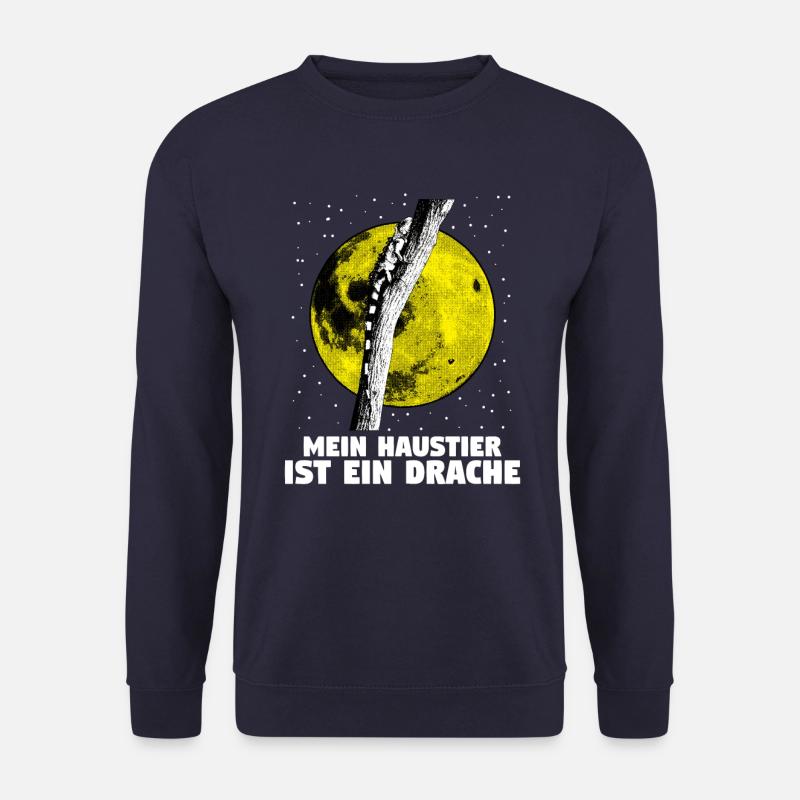 Mein Haustier ist ein Drache Beardie Bartagame - Unisex Pullover - Navy