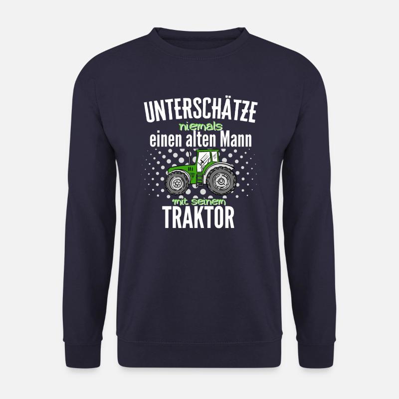 Rentner Traktor Fan - Unisex Pullover - Navy