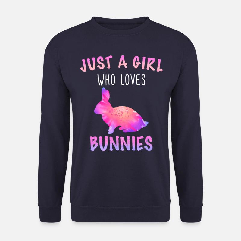 Rabbit Animal Pet Rabbit - Unisex Sweatshirt - navy