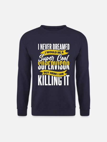 Supervisor profession - Unisex Sweatshirt - navy
