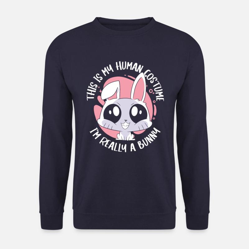 Rabbit Animal Pet Rabbit - Unisex Sweatshirt - navy