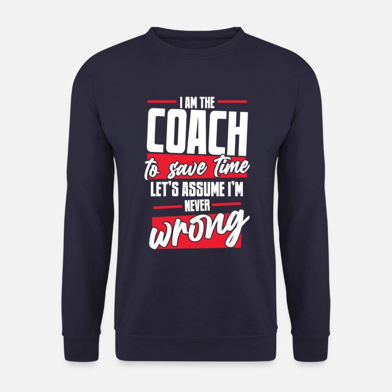 Coach Trainer - Unisex Sweatshirt - navy