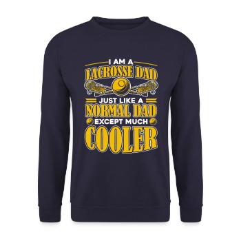 Sports de crosse Joueurs de crosse - Sweat-shirt Unisexe - marine - Devant - Alina (178cm) & Michal (187cm)
