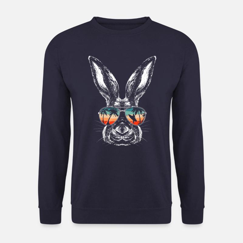Rabbit Animal Pet Rabbit - Unisex Sweatshirt - navy