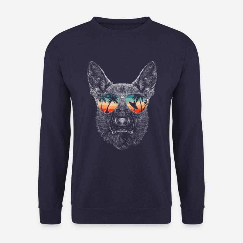 German Shepherd Dog - Unisex Sweatshirt - navy