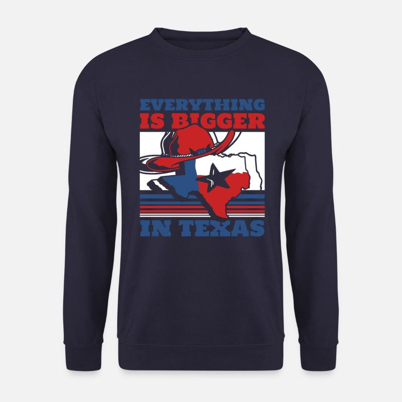 Texans de l’État du Texas - Sweat-shirt Unisexe - marine