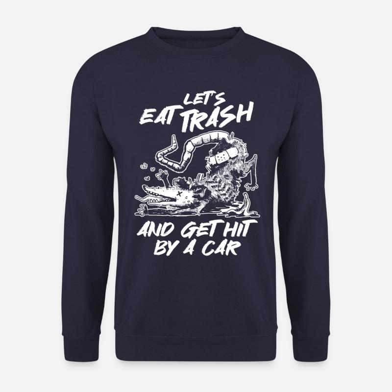 Opossum Possum Tier - Unisex Pullover - Navy
