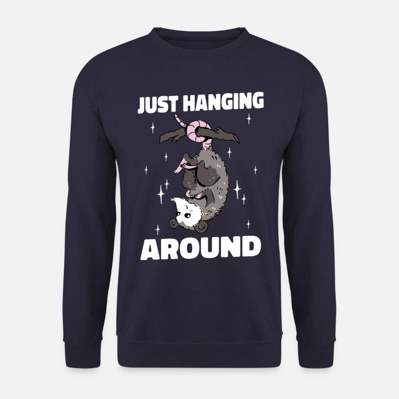 Opossum Possum Tier - Unisex Pullover - Navy