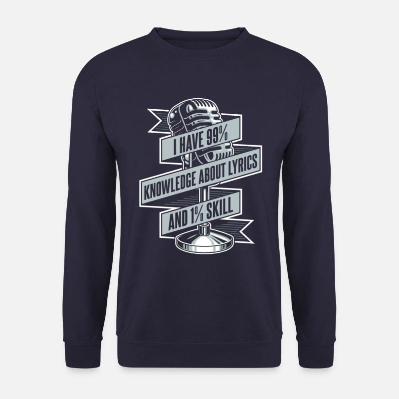 Vocal music singer singing - Unisex Sweatshirt - navy