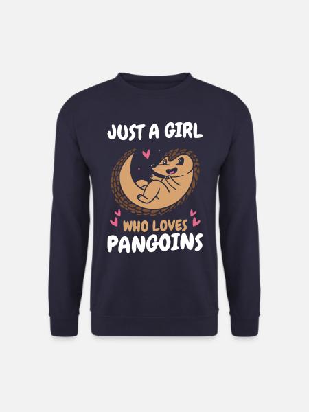 Pangolin Animal Pangolins Endangered Ar - Unisex Sweatshirt - navy
