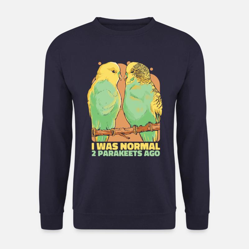 Sittich Wellensittich Vogel Tier - Unisex Pullover - Navy