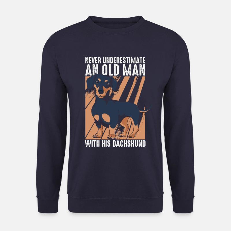 Dackel Hund - Unisex Pullover - Navy