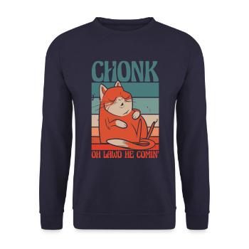 Cat Cats Lover Cat Owner Kitten - Unisex Sweatshirt - navy - Front - Alina (178cm) & Michal (187cm)