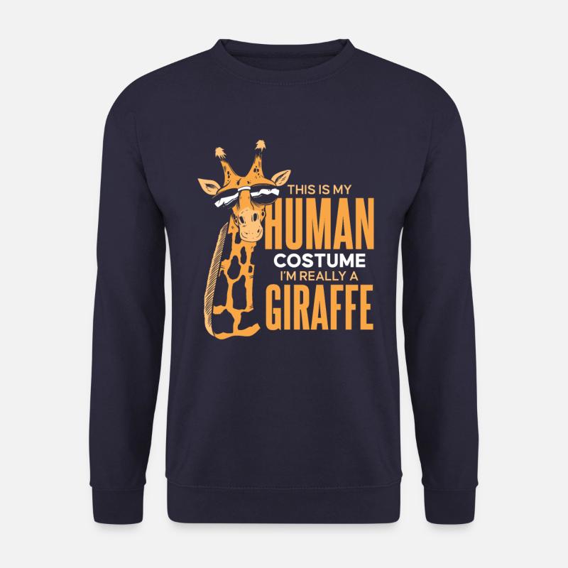 Giraffe Tier Afrika Giraffen - Unisex Pullover - Navy