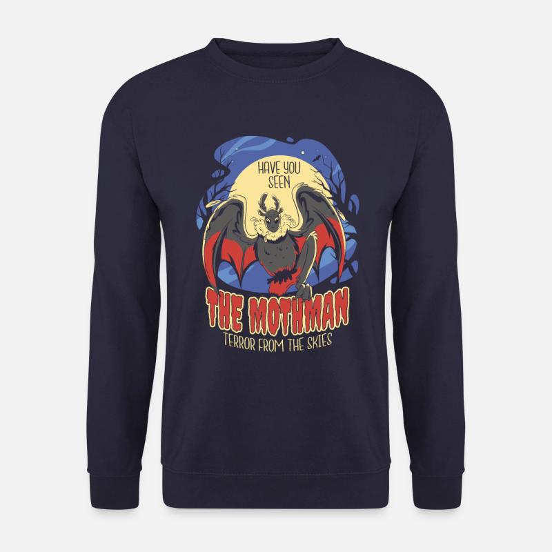 Mothman Monster Mottenmann - Unisex Pullover - Navy
