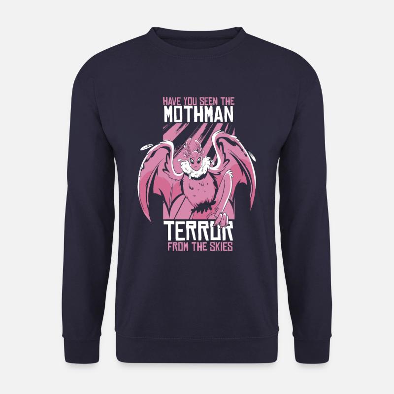 Mothman Monster Moth Man - Unisex Sweatshirt - navy