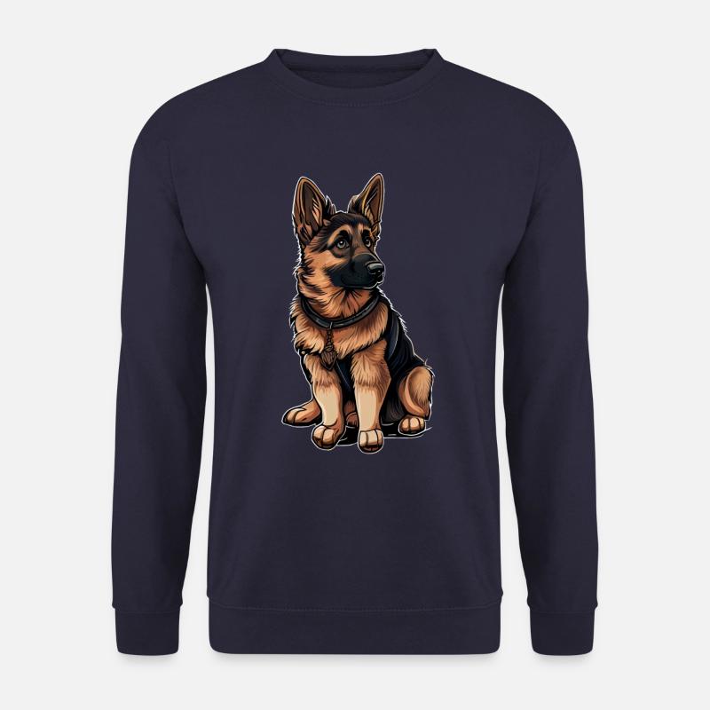 Deutscher Schäferhund Hund Malinois - Unisex Pullover - Navy