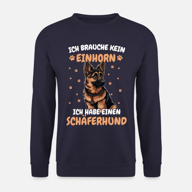 Deutscher Schäferhund Hund Malinois - Unisex Pullover - Navy