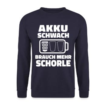 Pfalz Pfälzer Rheinland Pfalz - Unisex Pullover - Navy - Vorne - Alina (178cm) & Michal (187cm)