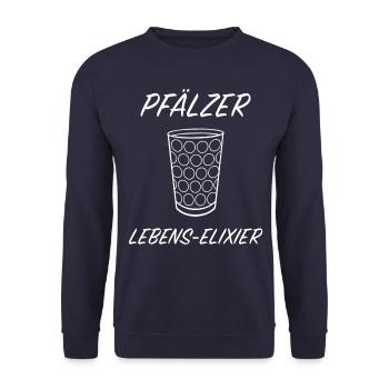 Pfalz Pfälzer Rheinland Pfalz - Unisex Pullover - Navy - Vorne - Alina (178cm) & Michal (187cm)