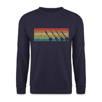 Darts Darts Darts Player Darts - Unisex Sweatshirt - navy - Front - Alina (178cm) & Michal (187cm)
