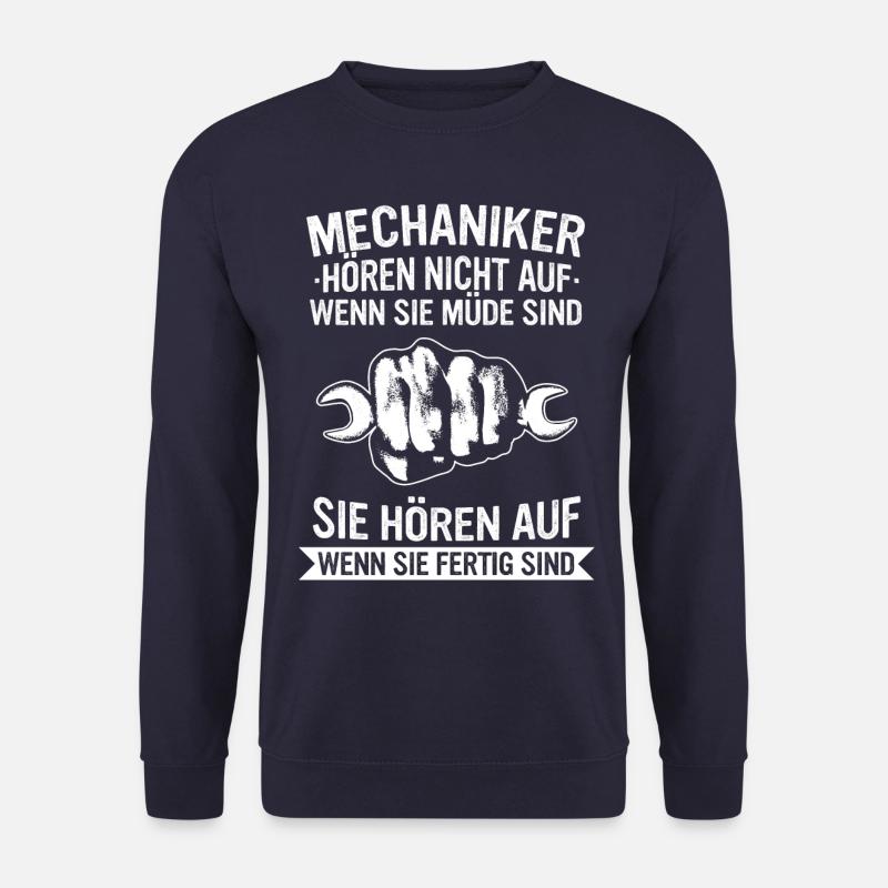 Mechaniker Schrauber Werkstatt KFZ Mechaniker - Unisex Pullover - Navy