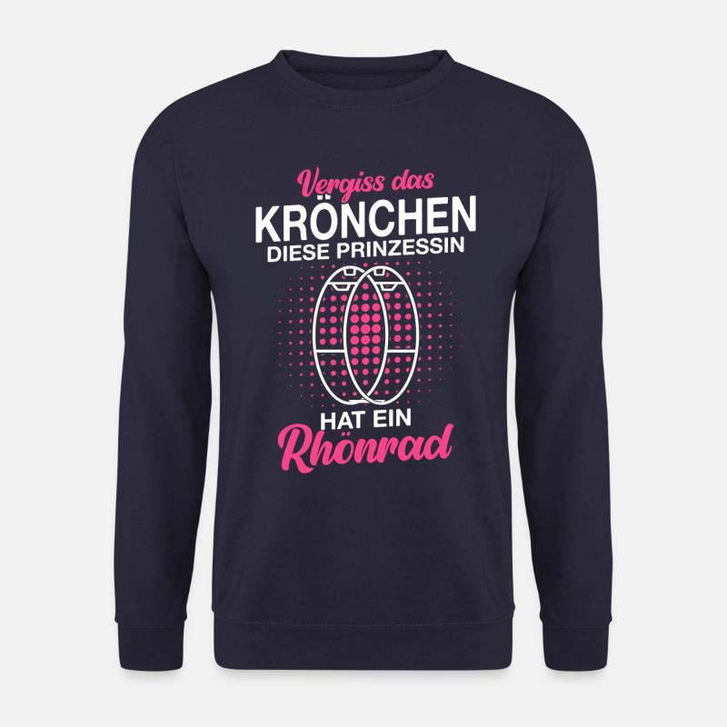 Rhönrad Turnen Gymnastik Rhönräder Wheel - Unisex Pullover - Navy