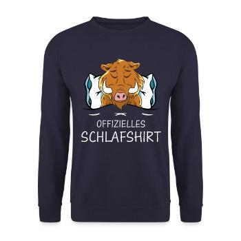 Wildschwein Jäger Wildschweine Jagd Wald Wildsau - Unisex Pullover - Navy - Vorne - Alina (178cm) & Michal (187cm)